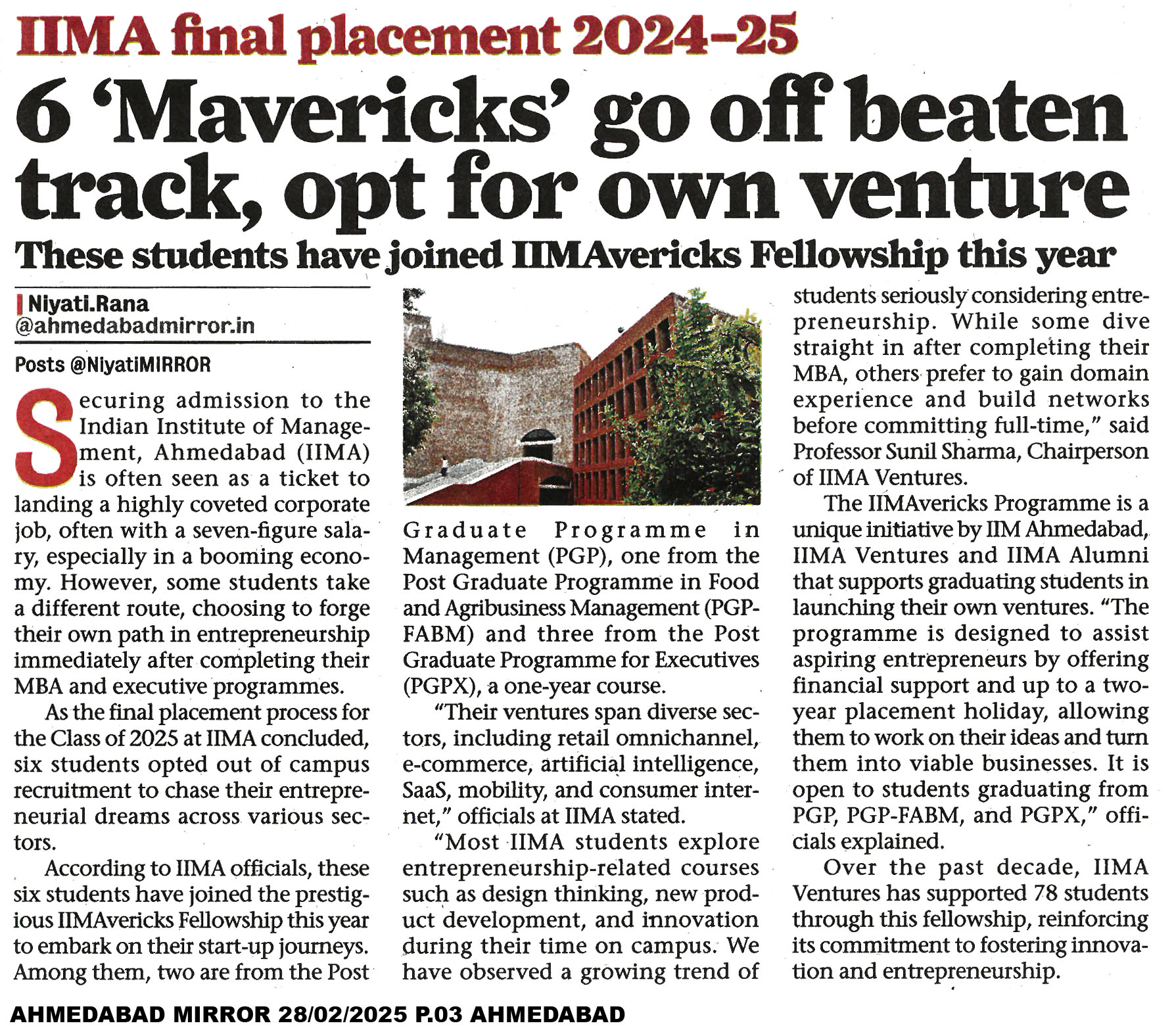 6 ‘Mavericks’ go off beaten track, opt for own venture