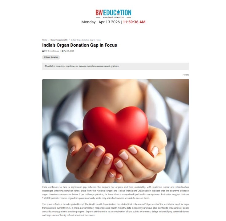 India’s Organ Donation Gap In Focus